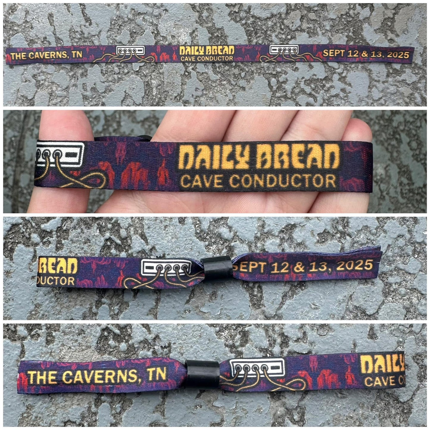 Daily Bread Cave Conductor Wristband