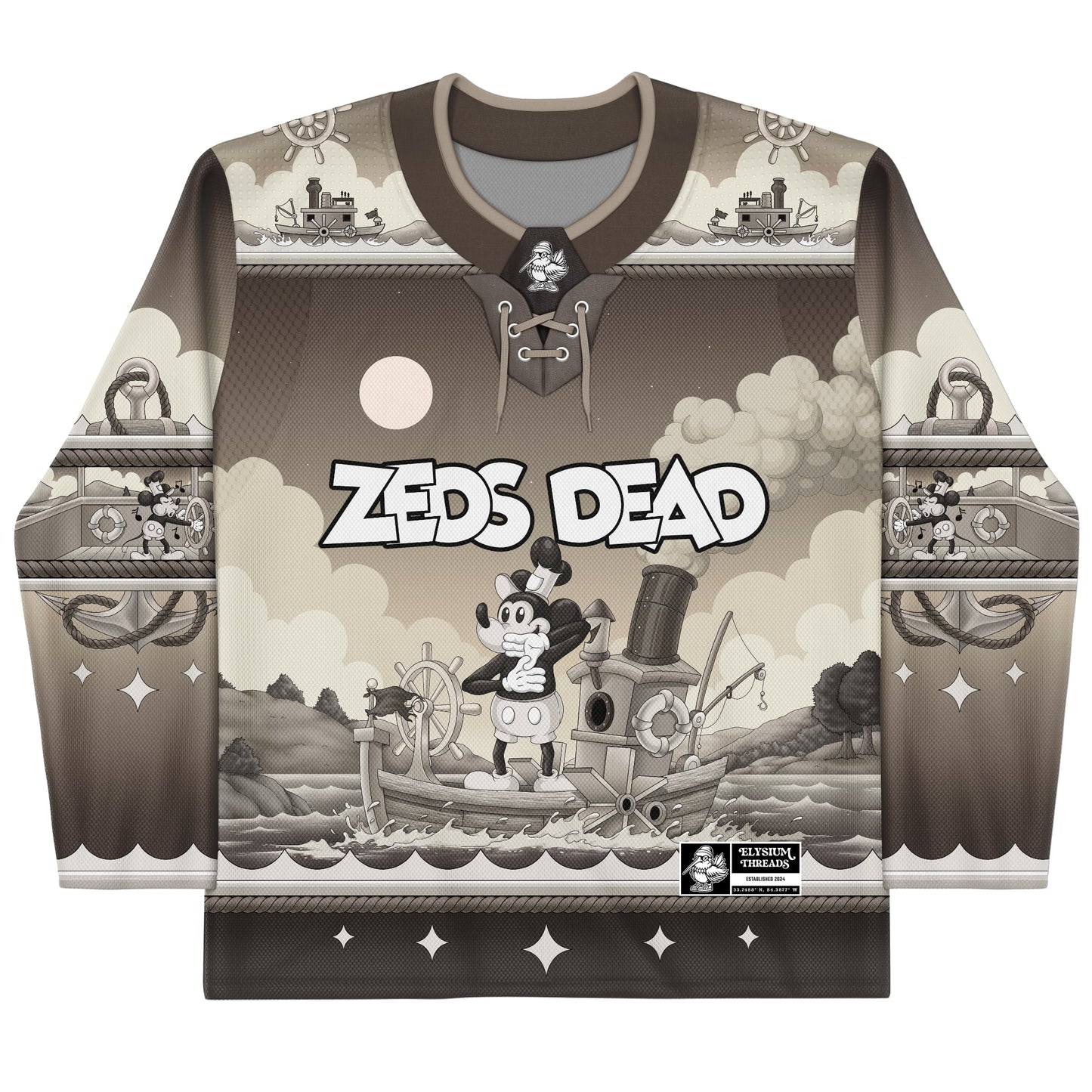 ZD x Steamboat Willie Hockey Jersey (PRE-ORDER)